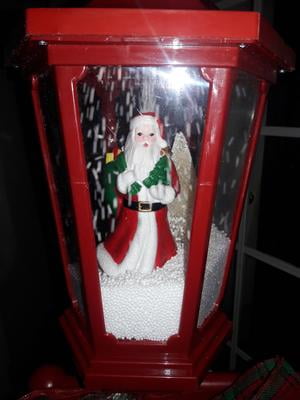 Xmas Christmas Festive Click 180cm Animated Snow Blowing Musical Lamp 