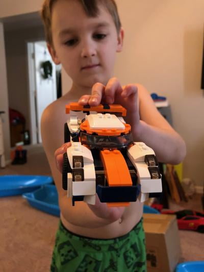 LEGO Creator 3in1 Cool Kids Sunset Track Racer 31089 Race Car Building Set Walmart