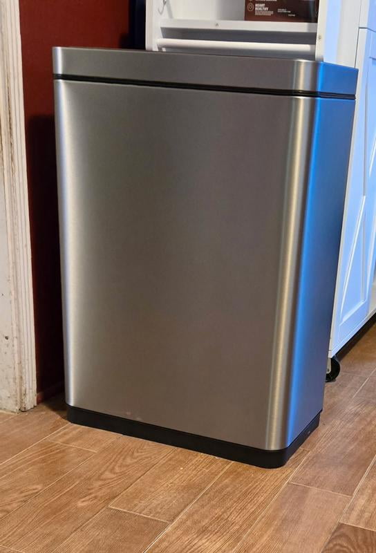 EKO 12.5G/47L Stainless Steel Matte finish Sensor Trash Can