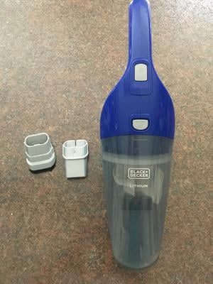  BLACK+DECKER Cordless Hand held Vacuum 2Ah, Cobalt Blue with  Replacement Filter (HNV220BCZ22FF & HNVCF10)