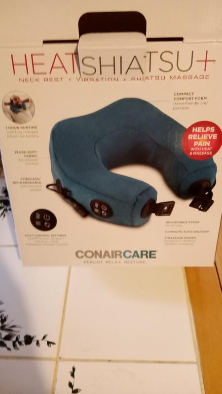 Customer reviews for Conair Heat Shiatsu Neck Rest with Vibration and Heat  Shiatsu Massage, 3 Massage Modes, Cordless/Rechargeable | Walmart.com