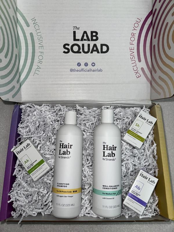 The Hair Lab Anti-Brass Custom Shampoo and Conditioner Dose Set
