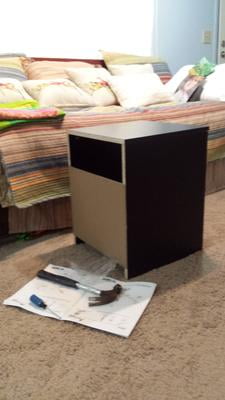 Mainstays Classic Open Shelf Nightstand White Walmart Com Walmart Com