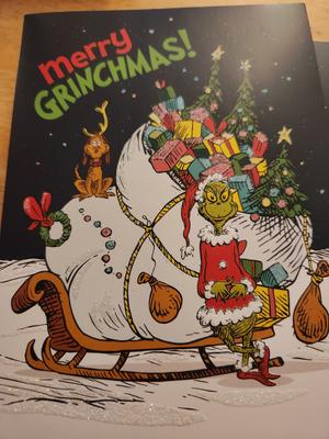 American Greetings Weihnachtskarte Mit Dem Grinch – Lustige Karte Für Kinder & Erwachsene