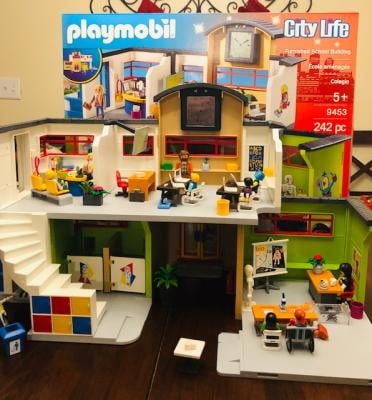 Playmobil Furnished School Building, Multicolor