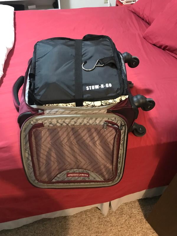stow n go hanging travel shelves