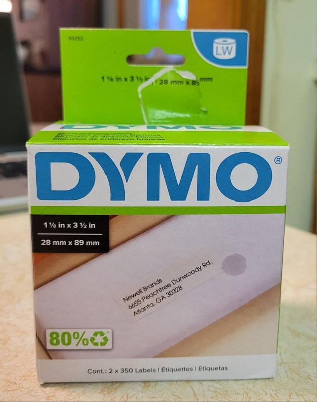 DYMO Original LabelWriter Adressetiketten | 28 mm x 89 mm | 24 Rollen mit je 130 leicht ablösbaren Etiketten (3.120 Etiketten) | selbstklebende Etiketten | für LabelWriter-Beschriftungsgerät