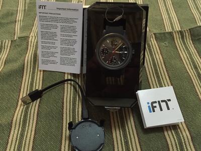 ifit fitness smartwatch obsidian black