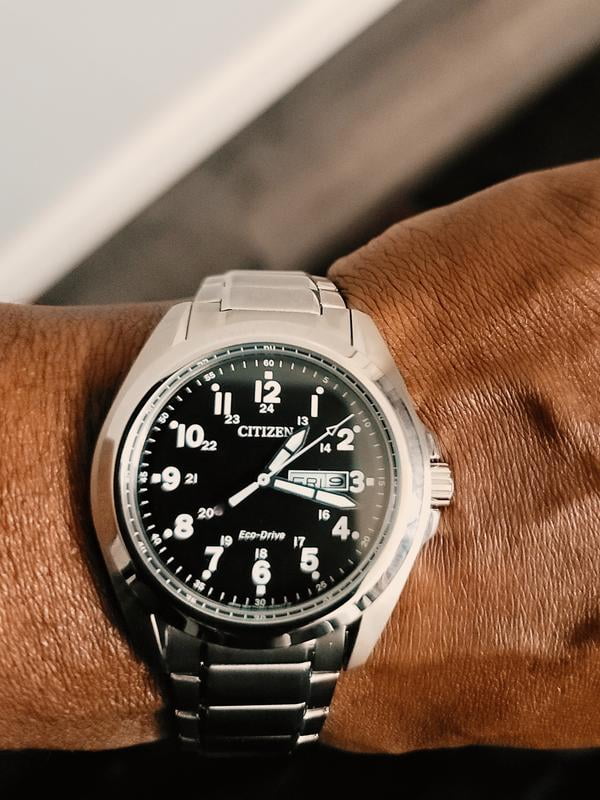 Citizen Sport Black Dial Men s Watch AW0050 82E Walmart