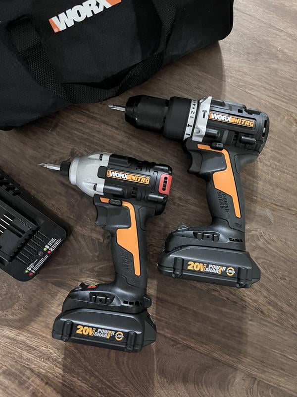 Worx wx261l 20v cordless brushless 3 speed impact driver