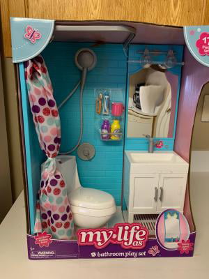 My Life As Bathroom Accessories Play Set for 18" Dolls American Girl 18 Pieces
