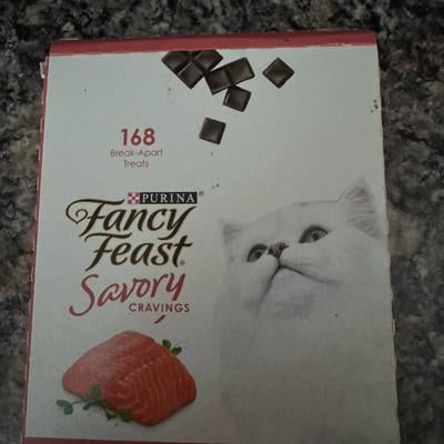Fancy Feast Purina Savory Cravings Chicken Flavor Limited Ingredient Cat Treats - 3 Oz Box