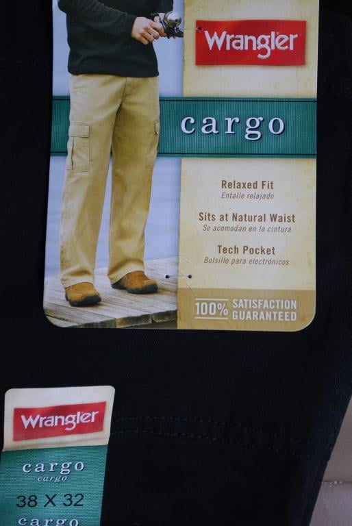 wrangler pants with tech pocket
