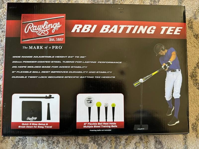 Tee De Batting Rawlings RBI - Baseball/Softball - Neuf En Boîte