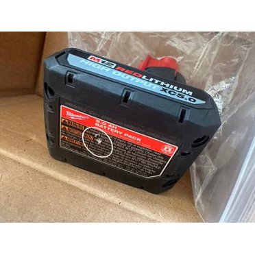 Milwaukee M12 REDLITHIUM HIGH OUTPUT XC5.0 Battery – 48-11-2450 – 12V 5Ah Li-Ion