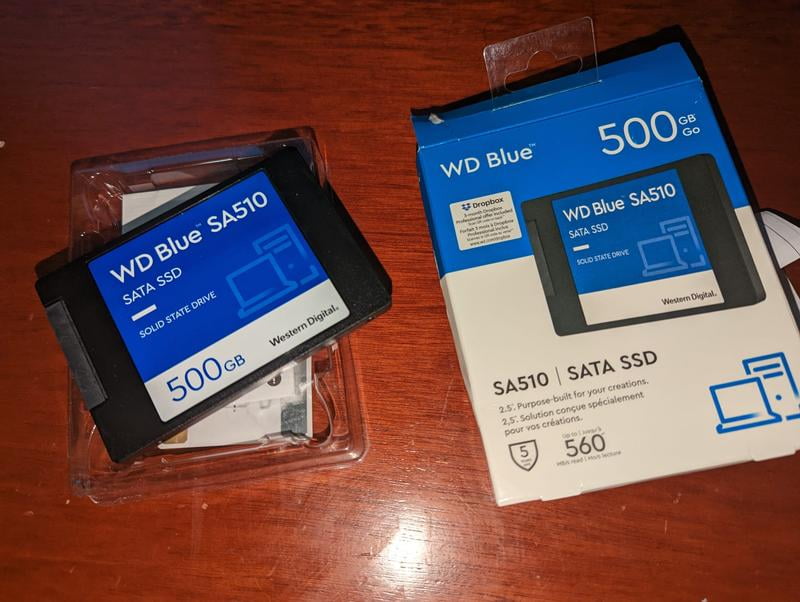 WD Blue SA510 500GB SATA SSD 2.5インチ　ケース付 ヨドバシ.com - WESTERN DIGITAL ウェスタンデジタル 内蔵SSD WD