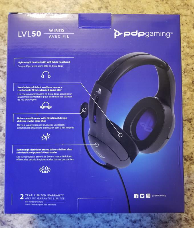  PDP Gaming LVL50 Wireless Stereo Headset With Noise Cancelling  Microphone: Black - PS5/PS4 : Patio, Lawn & Garden