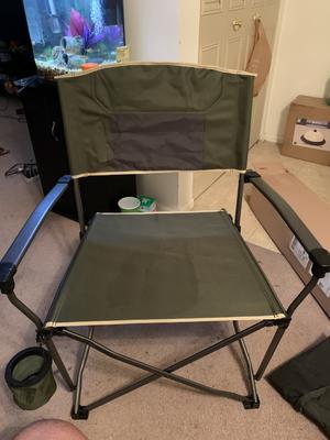 Slumberjack Lone Mesa Quad Folding Director's Chair, with Beverage ...