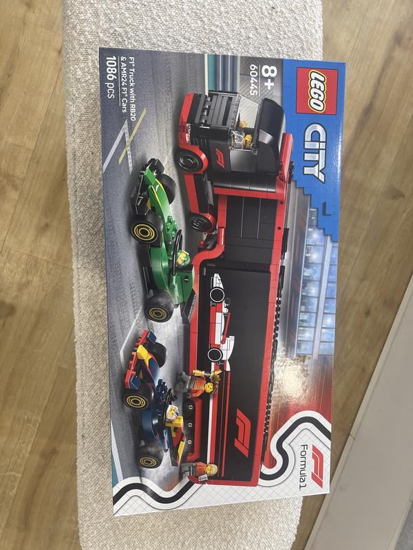 Free Shipping! LEGO F1 Toy Set with Truck and Race Cars, Building