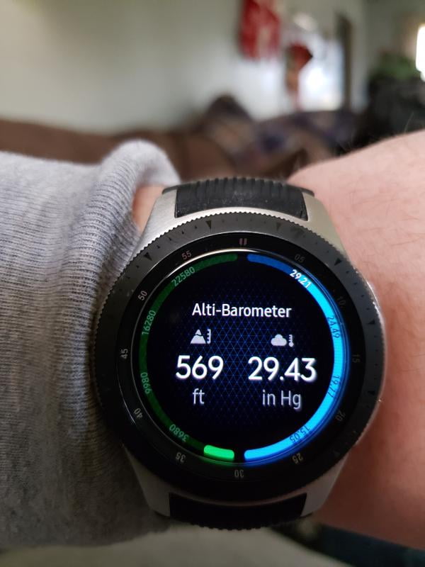 Samsung SMR800NZSAXAR Galaxy Smartwatch 46mm Silver GPS Fitness