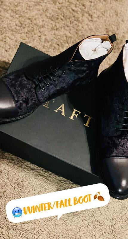 TAFT Jack Boot Handcrafted Leather and Wool Men display picture 1