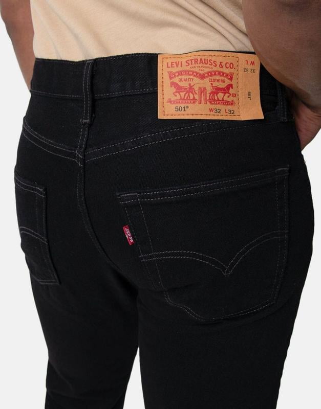 Men's Levi's® 501™ Original Fit Jeans Color: Black Size Men's Levi's® 501™ Original Fit Jeans Color: Black Size