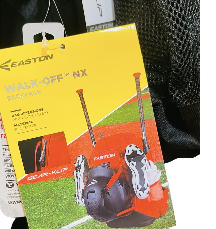 Easton Walk-Off NX Baseball Equipment Backpack with Gear