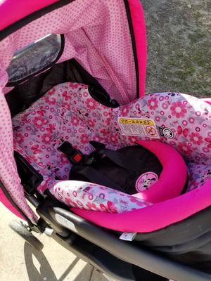 walmart minnie mouse car seat and stroller