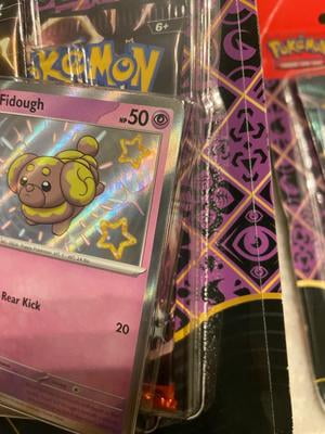 Pokemon Trading Card Games SV4.5 Paldean Fates Tech Sticker Collection  Fidough - Walmart.com