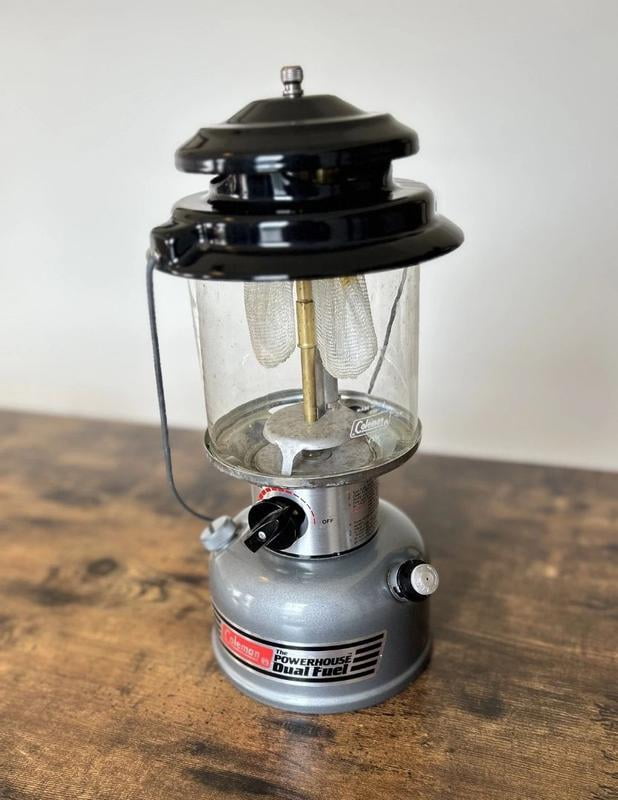 Coleman Dual Fuel Camping Lantern, 800 Lumens Light with 2-Mantle