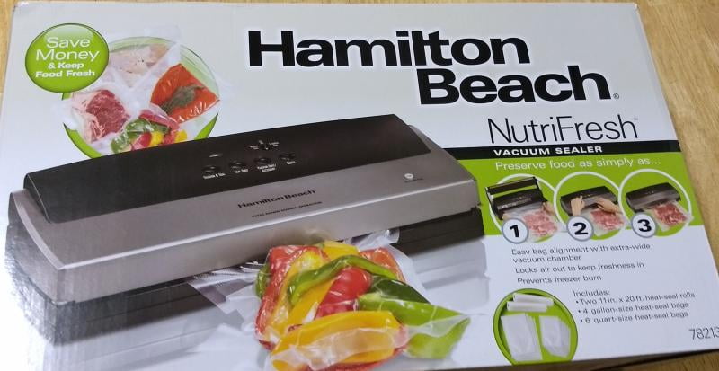 Hamilton Beach NutriFresh Heat-Seal Quart Rolls, 3-Pack
