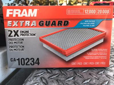 FRAM Extra Guard Air Filter, CA10015 for Select Honda Vehicles