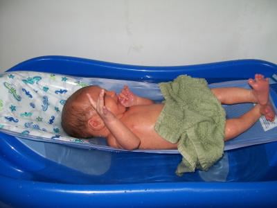 baby bath newborn sling