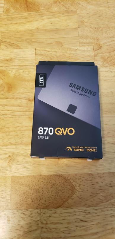 内蔵型SSD Samsung 870 QVO 1TB SSD SATA 2.5\" Samsung SSD 870 QVO, 8TB SSD, highest capacity SSD, SATA SSD