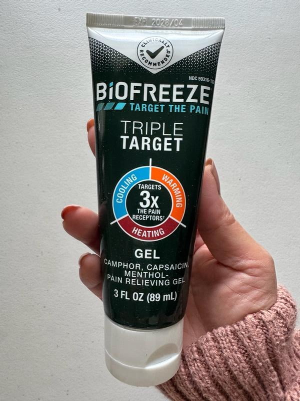 Biofreeze Triple Target Muscle & Arthritis Pain Relief Gel with