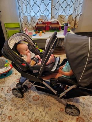 Customer reviews for Graco DuoGlider Click Connect Double Stroller, Grey |  Walmart.com