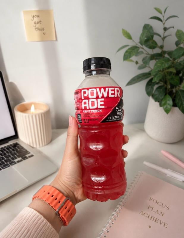 POWERADE Fruit Punch, Hydrating Sports Drink with ION4 Advanced