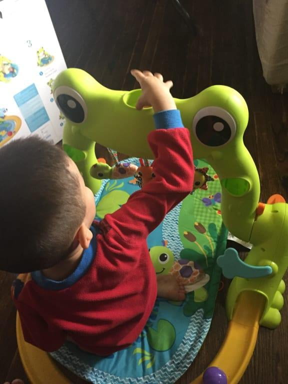 Infantino Grow with Me Great Leaps Baby Play Gym Ball Drop