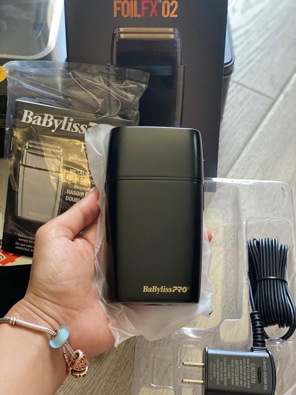BaByliss PRO FOILFX02 Cordless Metal BLACK Double Foil Shaver