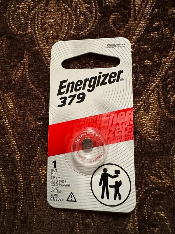 EVEREADY Energizer Silver Oxide 1.5V Battery #379 - Long