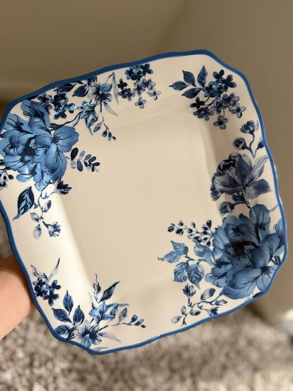 The Pioneer Woman Delilah Stoneware Dinner Plate, Blue - Walmart.com