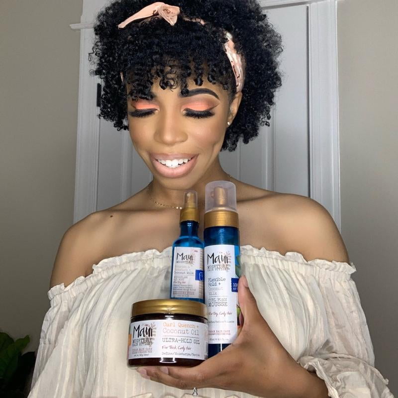 Maui Moisture Coconut Oil Curl Quench Ultra Hold Gel - Walmart.com