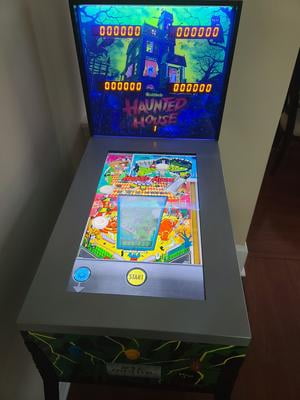 Haunted House3D Digital Pinball Machine, 12-in-1 Gottlieb Titles, ToyShock,  77000