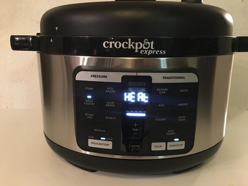 Crockpot Express 6-Qt Multi-Use Slow Fast Combo Oval Max Pressure