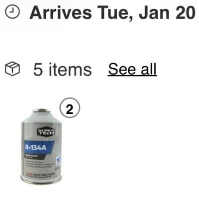 2 pack) Super Tech R-134a Refrigerant, 12 oz. - Walmart.com