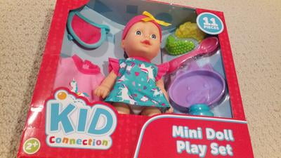 Set New Sealed Kid Connection Mini Doll Play Set Recommended For Ages 2 11 Pcs 