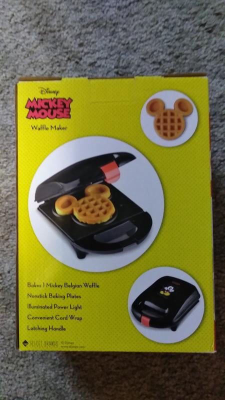 NEW Waffle Maker MICKEY MOUSE SHAPED Non Stick Mini Disney % DCM-9 