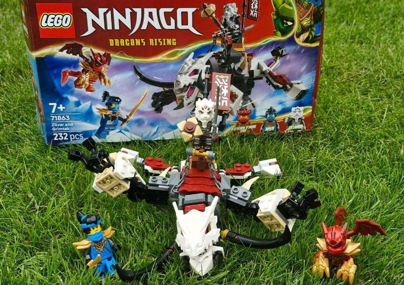 LEGO NINJAGO Zilvar and Grimtak the Dragon Beast - Building Toy