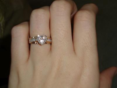 Heart diamond ring on sale walmart