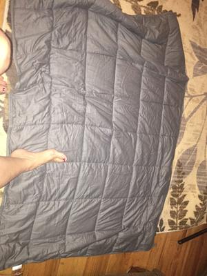 Nex Weighted Blanket 40 X 60 15 Lbs 100 Cotton Luxury Weighted Blanket Charcoal Walmart Com Walmart Com